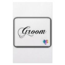Groom stationery