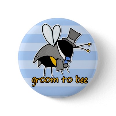 groom to bee button by cfkaatje