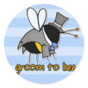 groom to bee stickers