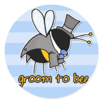 groom to bee stickers