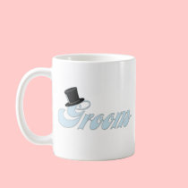 Groom Top Hat Coffee Mug mugs