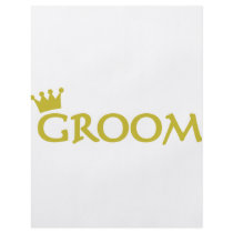 groom with crown icon flyers