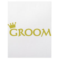 groom with crown icon letterhead
