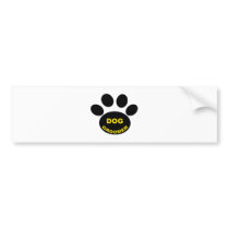 Groomer Paw bumper stickers