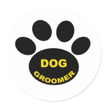 Groomer Paw stickers