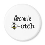Groom's Bee-otch Fridge Magnet