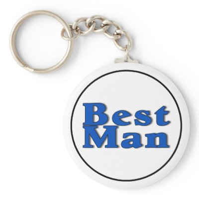 Grooms Best Man Keychain
