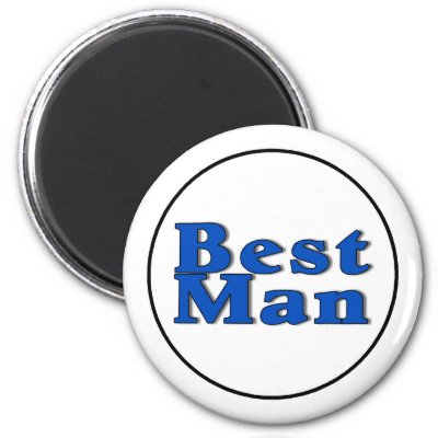 Grooms Best Man Refrigerator Magnets