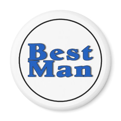 Grooms Best Man Refrigerator Magnets