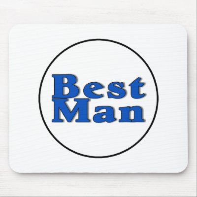 Grooms Best Man Mouse Pads