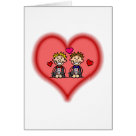 postcard - This great gift is perfect for anyone who is marrying their same sex partner, show everyone that you are in love and nothing will stop you from declaring your love. Great to show everyone you were just married, or for use as wedding favors or invitations.