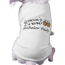 Grooms Crew (Beer Jugs) pet clothing