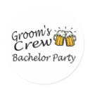 Grooms Crew (Beer Jugs) stickers