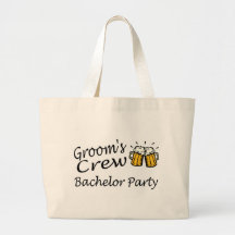 Grooms Crew (Beer Jugs) Tote Bag