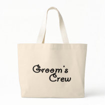 Groom's Crew (Blk) bags