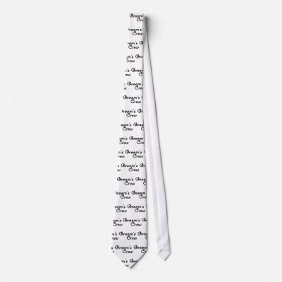 Groom's Crew (Blk) Custom Ties by BacheloretteGirl