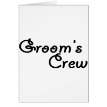 Groom's Crew cards by CelebrationZazzle Groom's Crew cards