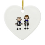 Grooms in Love Christmas Ornament