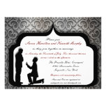 Grooms Proposal Custom Gay Wedding Invitations invitations