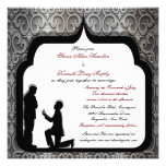 Grooms Proposal Custom Gay Wedding Invitations II invitations