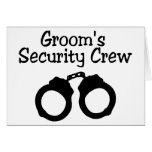 Grooms Security Crew Card Grooms Security Crew Card