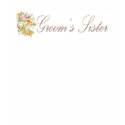 Grooms Sister T-shirt
