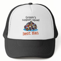 Groom's Squad Best Man Mesh Hats