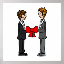 Grooms Tie the Knot Print