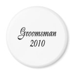 Groomsman 2010 magnets