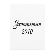 Groomsman 2010 postcard