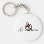 Groomsman Anchor Keychain