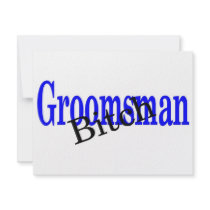 Groomsman Bitch invitations by CelebrationZazzle Groomsman Bitch invitations