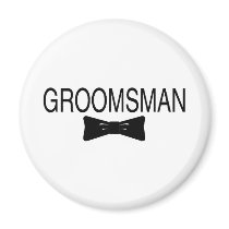 Groomsman Bowtie Refrigerator Magnets