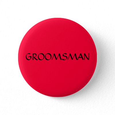 GROOMSMAN - button