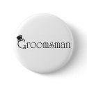 Groomsman Button