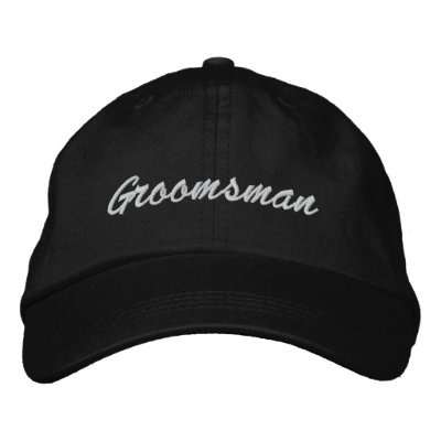 Groomsman Embroidered Hat Groomsman Embroidered Hat