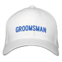 Groomsman embroideredhat