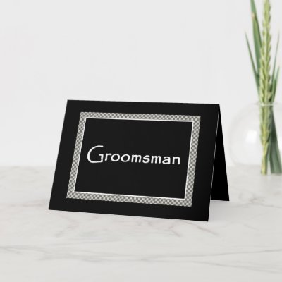 Groomsman FUNNY Wedding Invitation Cards