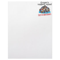 Groomsman Groom's Squad Letterhead Template
