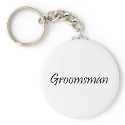 Groomsman Keychains