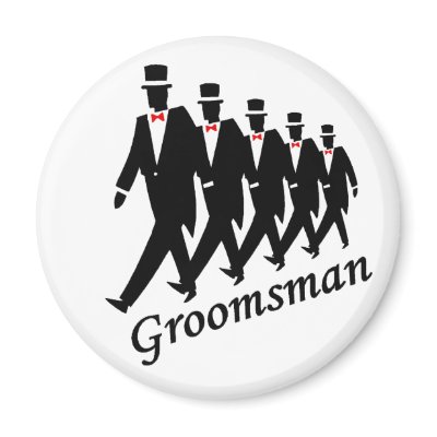 Groomsman Fridge Magnet