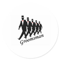 Groomsman (Men) stickers