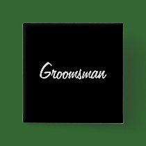 Groomsman pin buttons