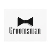 Groomsman Postcard