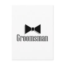 Groomsman postcards
