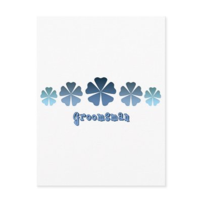 Groomsman Post Card