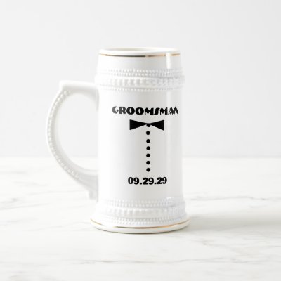 Groomsman Stein - Mug by samack