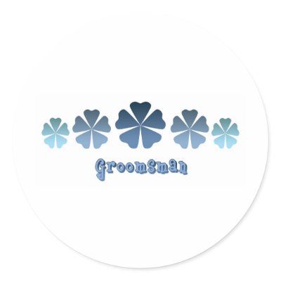 Groomsman Sticker