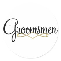 Groomsman Sticker