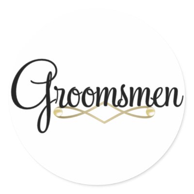 Groomsman Sticker